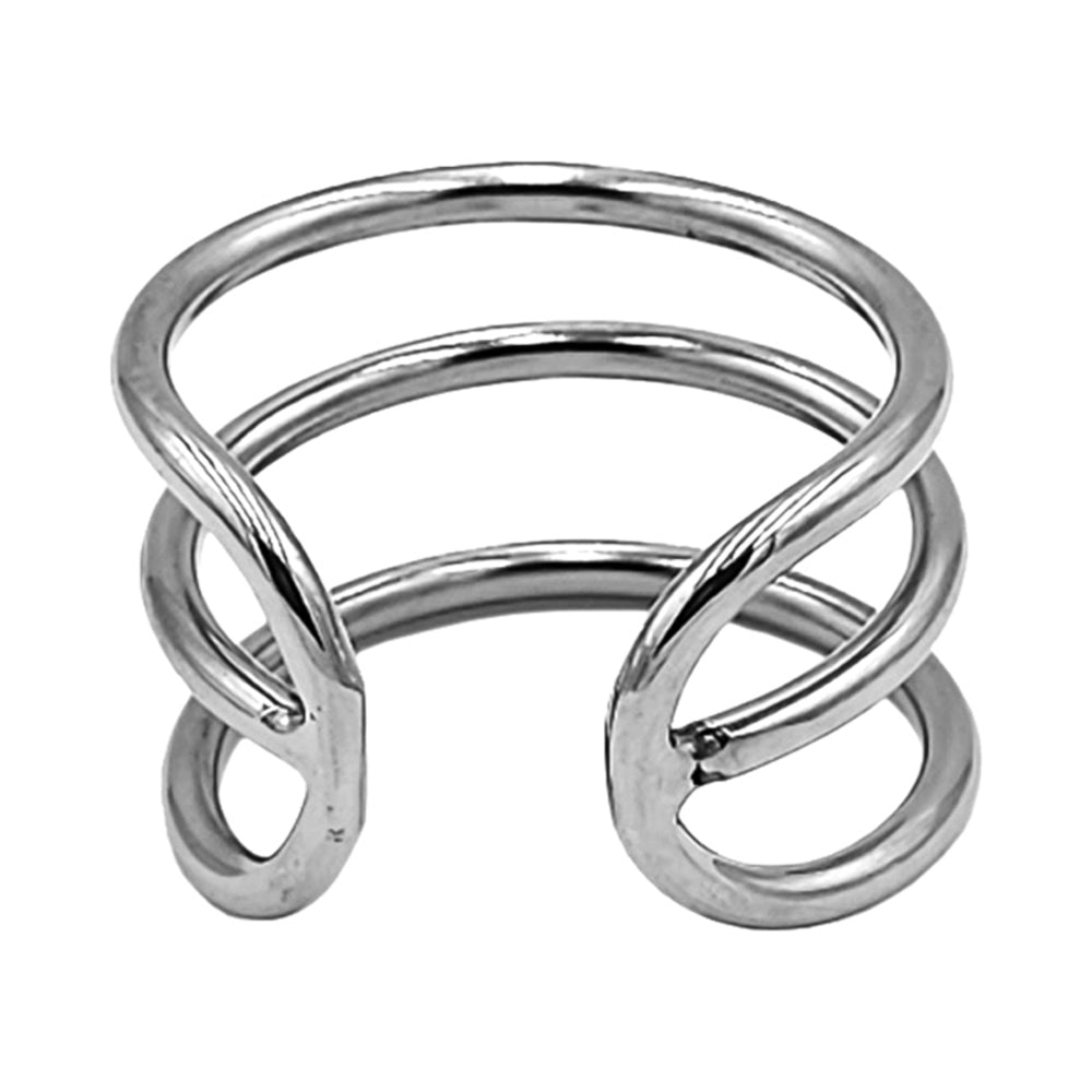 ROUGE STAINLESS STEEL TRIPLE WIRE GLANS RING