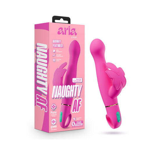 BLUSH - ARIA NAUGHTY AF 2.0 RECHARGEABLE VIBE PLUM