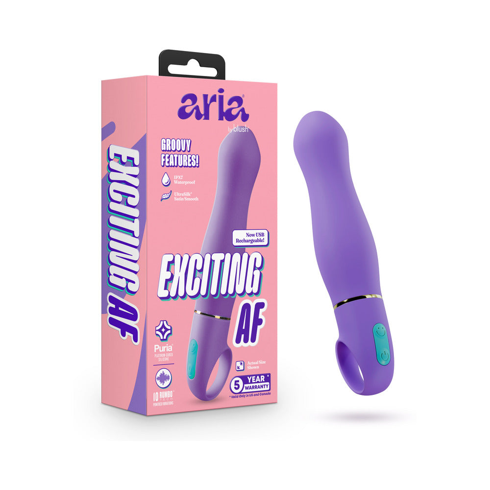 BLUSH - ARIA EXCITING AF 2.0 RECHARGEABLE VIBE INDIGO