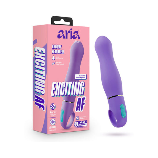 BLUSH - ARIA EXCITING AF 2.0 RECHARGEABLE VIBE INDIGO