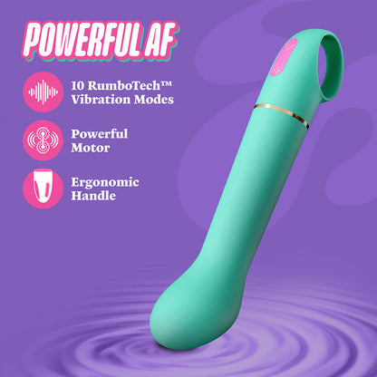 ARIA FLIRTY AF 2.0 RECHARGEABLE VIBE TEAL