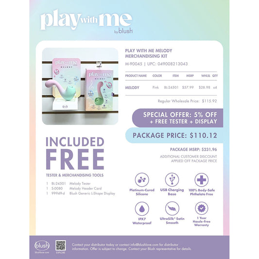 BLUSH - PLAY WITH ME MELODY MERCHANDISING KIT