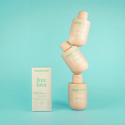 PLAYGROUND FREE LOVE EXTRA-GENTLE WATER-BASED PERSONAL LUBRICANT 3.7 OZ.