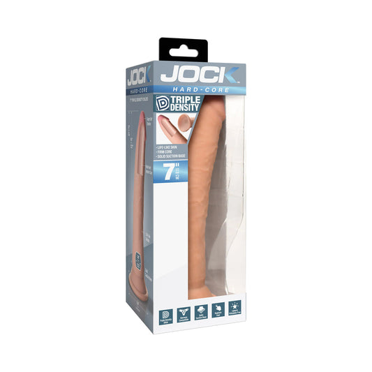 NOVEDADES CURVE - DILDO JOCK HARD-CORE DE 7 PULGADAS DE TRIPLE DENSIDAD