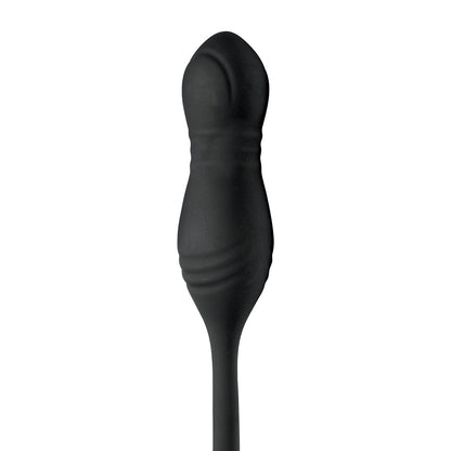 JOCK SILICONE VIBRATING PLUG WITH COCK & BALL RING AND REMOTE