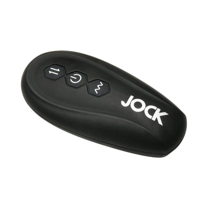 JOCK SILICONE VIBRATING PLUG WITH COCK & BALL RING AND REMOTE