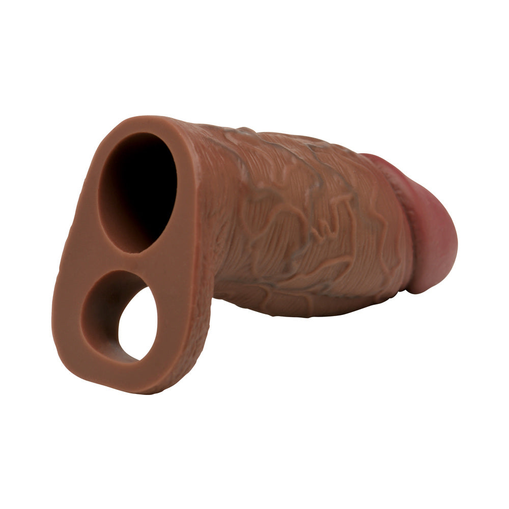 NOVEDADES CURVE - FUNDA DE SILICONA PARA EXTENSIÓN DE PENE JOCK OSCURA