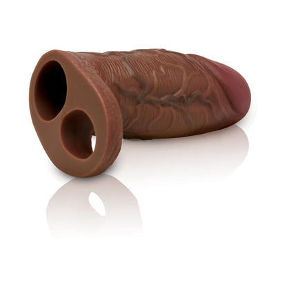 NOVEDADES CURVE - FUNDA DE SILICONA PARA EXTENSIÓN DE PENE JOCK OSCURA