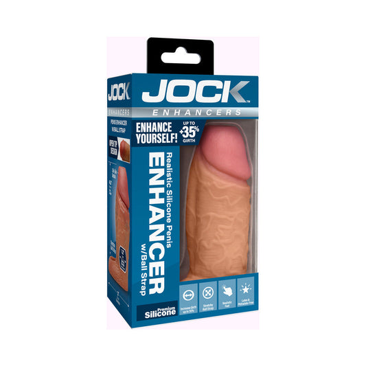 JOCK SILICONE PENIS EXTENSION SLEEVE MEDIUM