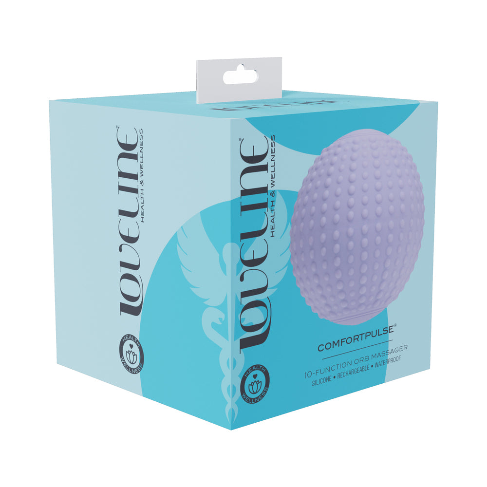 SHOTS - MASSEUR SILICONE LOVELINE COMFORTPULSE LAVANDE
