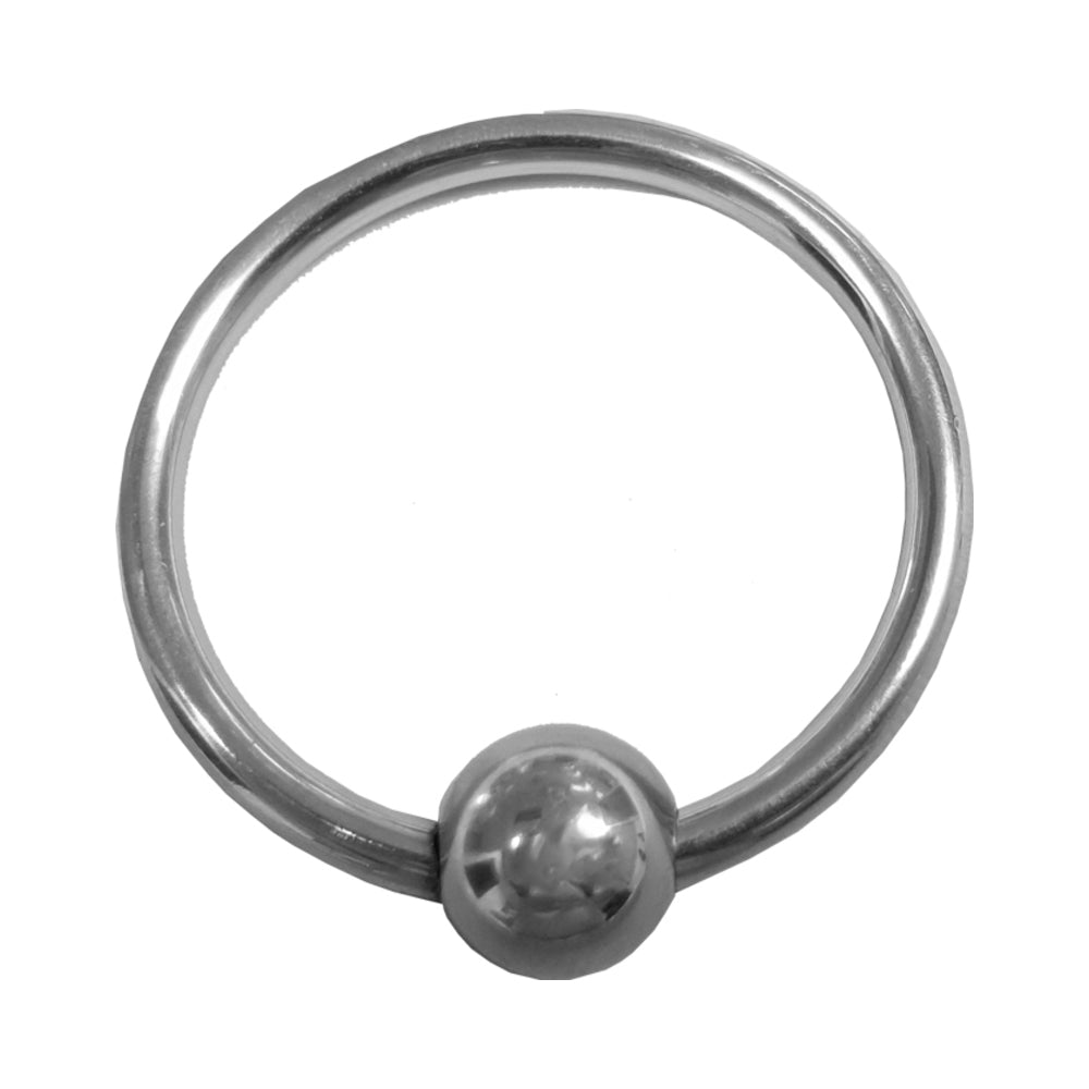 ROUGE GARMENTS - ROUGE STAINLESS STEEL GLANS RING WITH PRESSURE POINT BALL