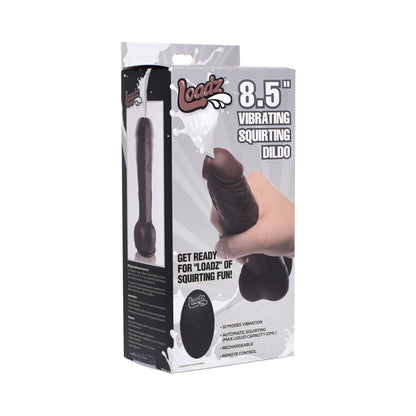 LOADZ 8.5 IN. SQUIRTING DILDO DARK