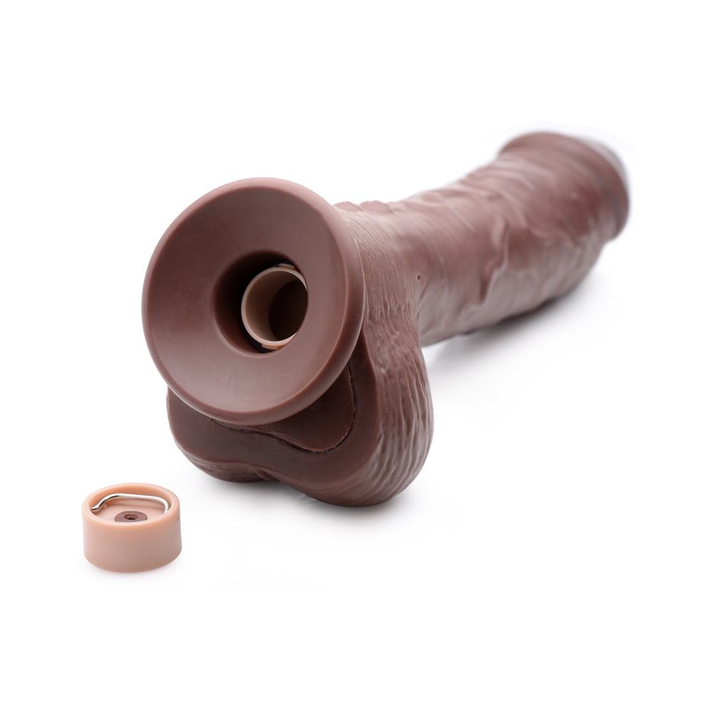 LOADZ 8.5 IN. SQUIRTING DILDO DARK