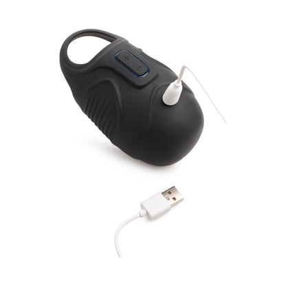 XR BRANDS - TRINITY MEN 7X VIBRATING SILICONE BALL SACK