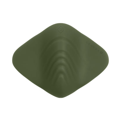 GENDER X - PLEASURE PAD RECHARGEABLE GRINDING PAD & STROKER SILICONE GREEN