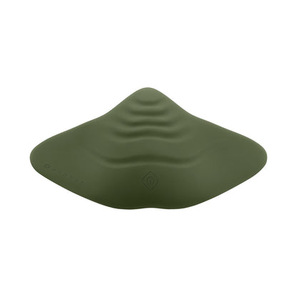 GENDER X - PLEASURE PAD RECHARGEABLE GRINDING PAD & STROKER SILICONE GREEN