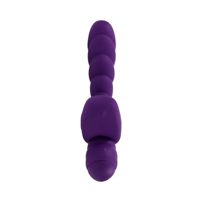 PLAYBOY TWISTED PLAYGROUND RECHARGEABLE TRIPLE STIMULATOR VIBE SILICONE PURPLE ACAI