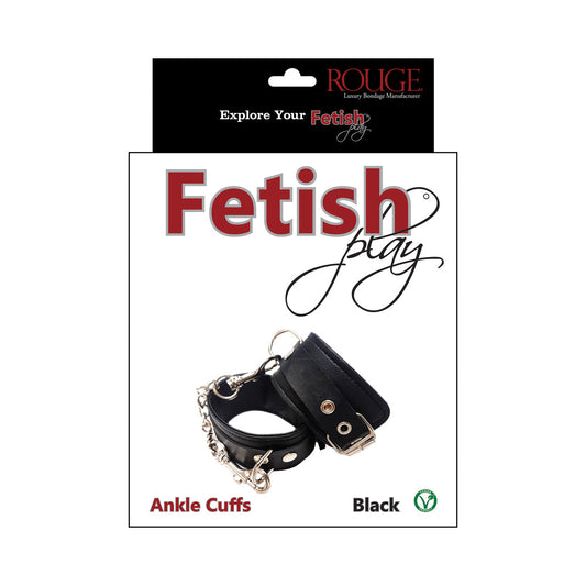 ROUGE GARMENTS - ROUGE FETISH PLAY VEGAN ANKLE CUFFS