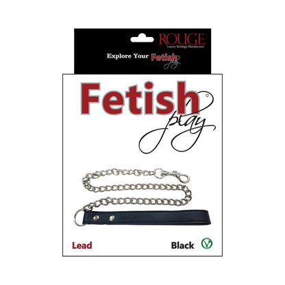 ROUGE GARMENTS - ROUGE FETISH PLAY VEGAN LEASH BLACK