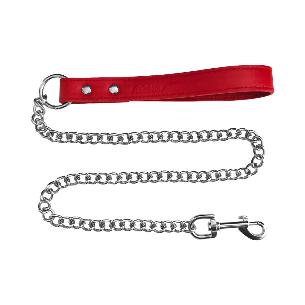ROUGE GARMENTS - ROUGEFETISH PLAY VEGAN LEASH RED