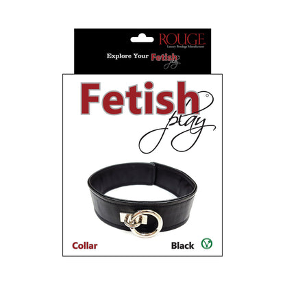 PRENDAS ROJAS - JUEGO DE FETICHE ROJO COLLAR VEGANO