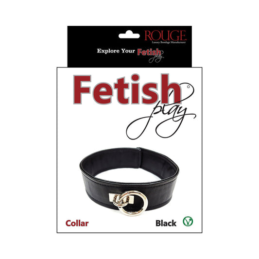 PRENDAS ROJAS - JUEGO DE FETICHE ROJO COLLAR VEGANO