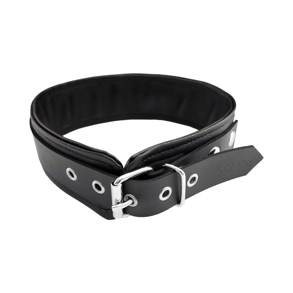 PRENDAS ROJAS - JUEGO DE FETICHE ROJO COLLAR VEGANO