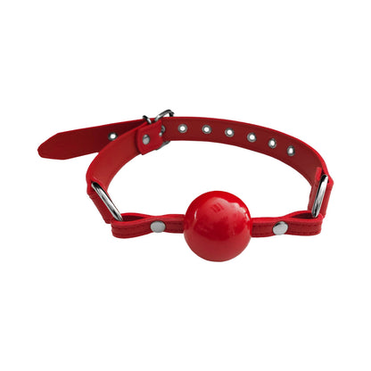 ROUGE FETISH PLAY VEGAN BALL GAG RED