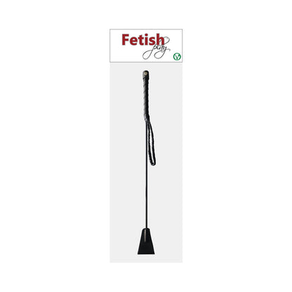 ROUGE FETISH PLAY VEGAN RIDING CROP BLACK
