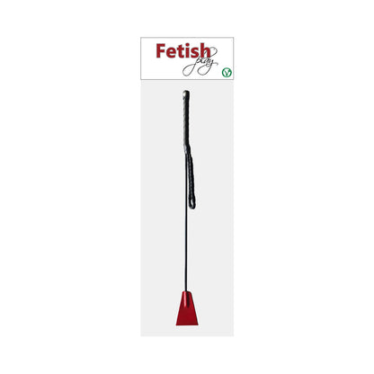 ROUGE FETISH PLAY VEGAN RIDING CROP RED