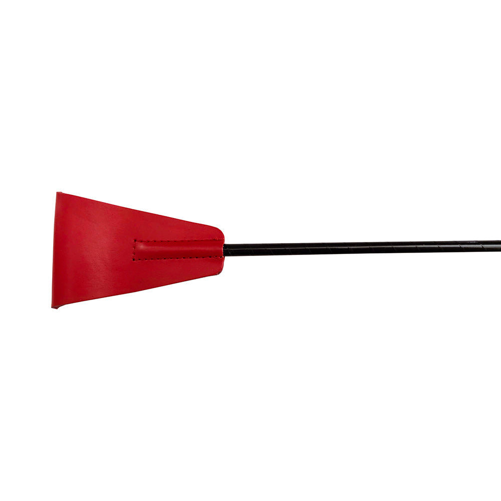ROUGE FETISH PLAY VEGAN RIDING CROP RED