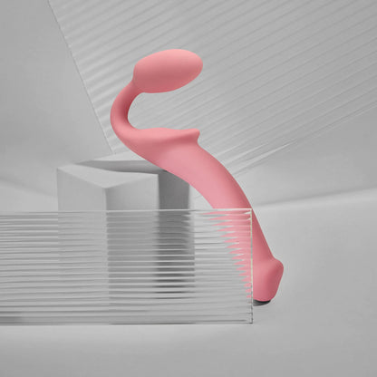 STRAP-ON-ME SILICONE BENDABLE STRAPLESS STRAP-ON PINK XLARGE