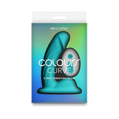 NS NOVELTIES - COLOURS CURVE VIBRATING 5 IN. DILDO