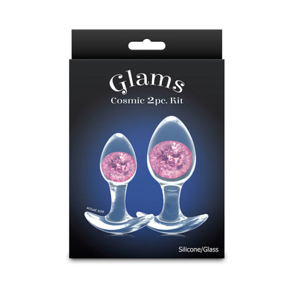 NS NOVELTIES - COSMIC GLAMS 2 PIECE PLUG KIT