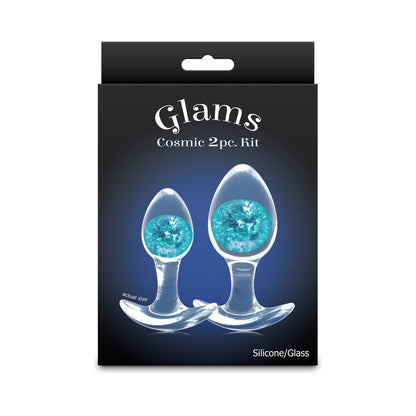 COSMIC GLAMS 2-PIECE PLUG KIT BLUE