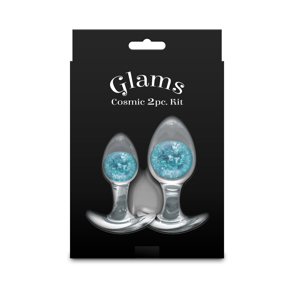 COSMIC GLAMS 2-PIECE PLUG KIT BLUE