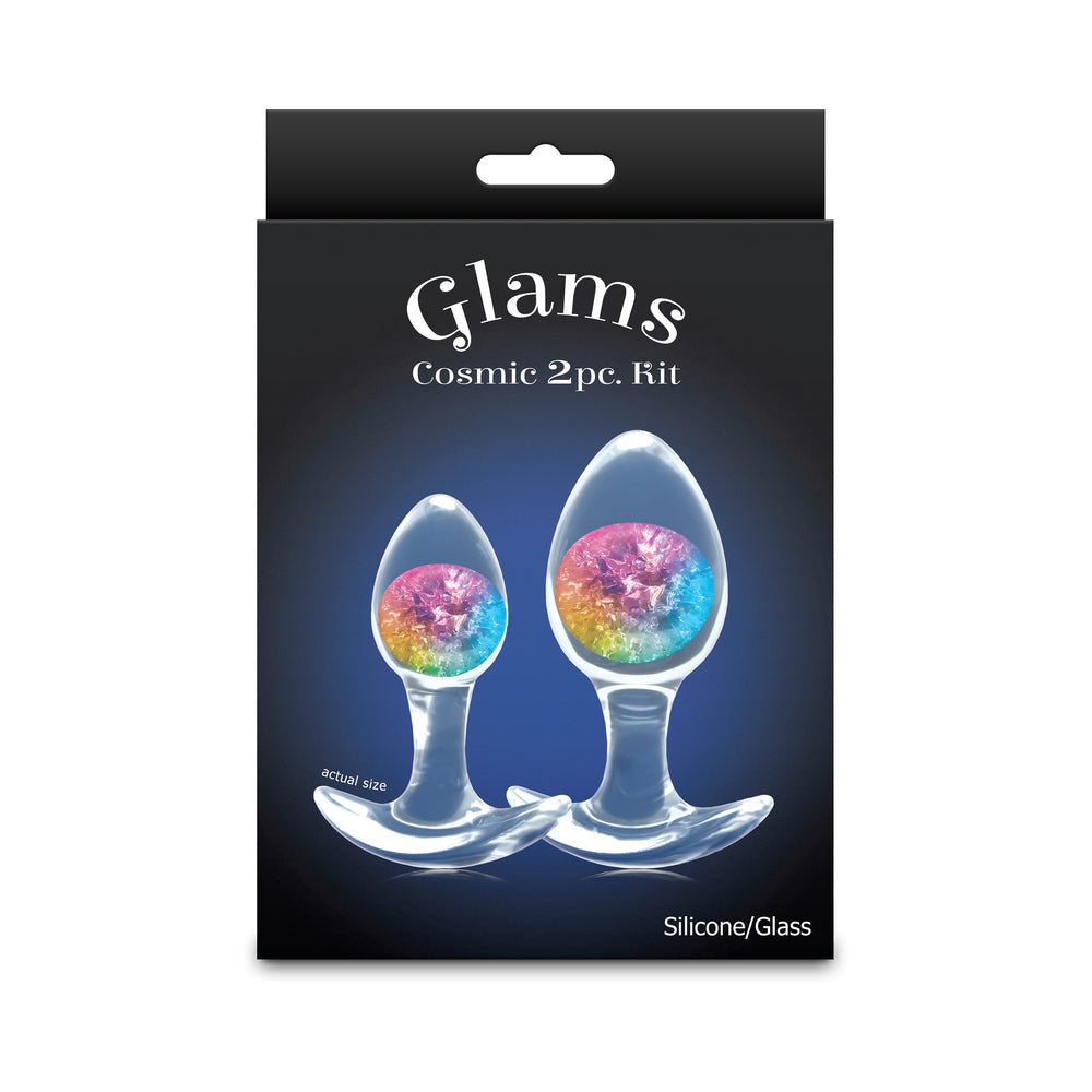 NS NOVELTIES - COSMIC GLAMS 2 PIECE PLUG KIT