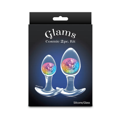 NS NOVELTIES - COSMIC GLAMS 2 PIECE PLUG KIT