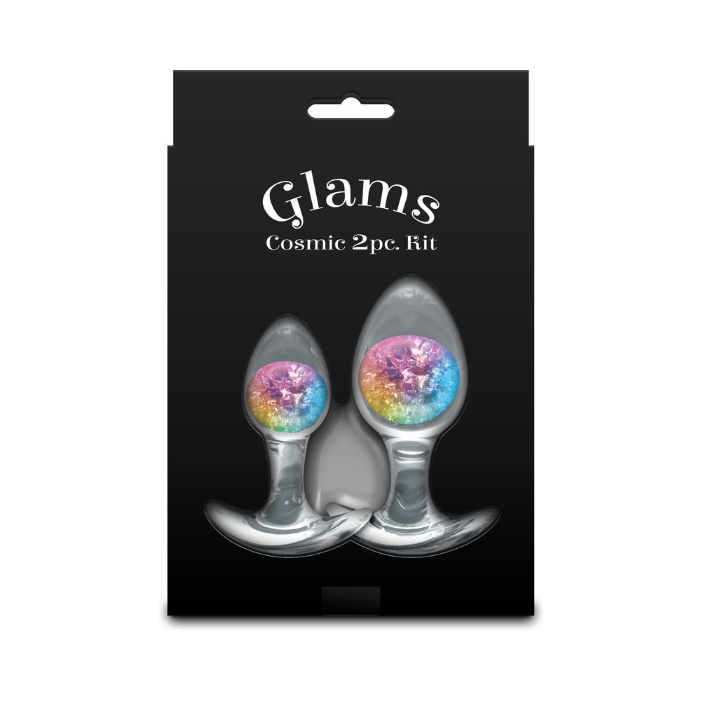 COSMIC GLAMS 2-PIECE PLUG KIT RAINBOW
