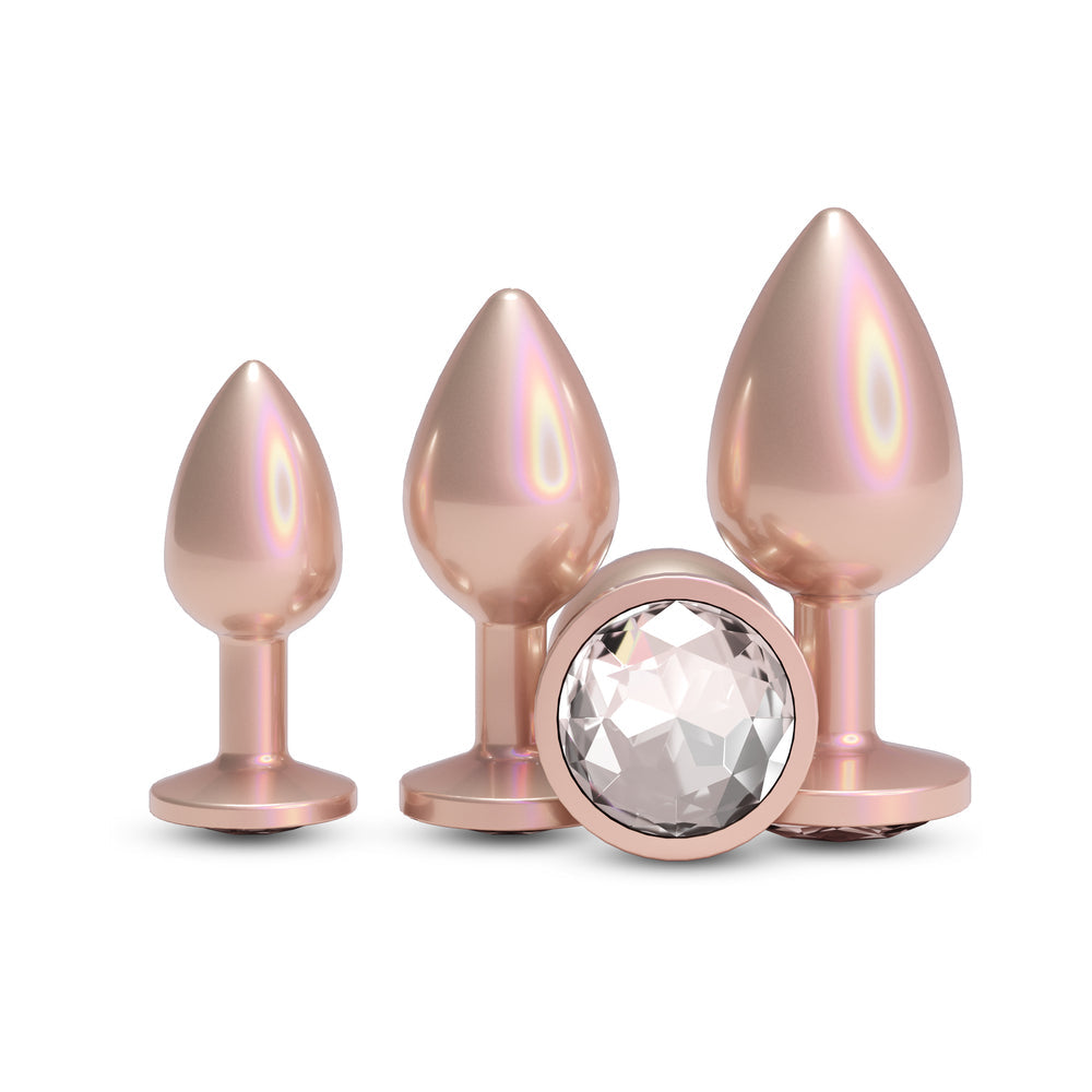NS NOVELTIES - REAR ASSETS TRAINER PLUG KIT IRIDESCENT CHAMPAGNE/CLEAR