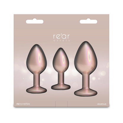 NS NOVELTIES - REAR ASSETS TRAINER PLUG KIT IRIDESCENT CHAMPAGNE/CLEAR