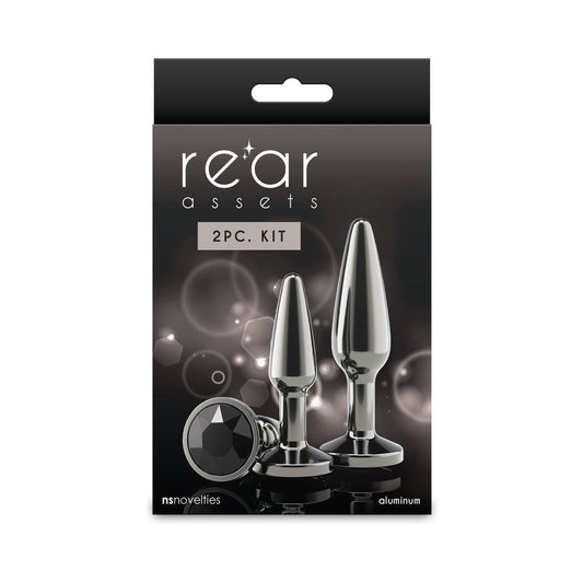 REAR ASSETS TAPERED TRAINER PLUG KIT GUNMETAL/BLACK