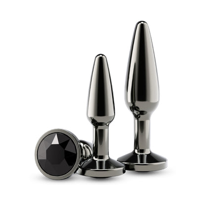 NS NOVELTIES - REAR ASSETS TAPERED TRAINER PLUG KIT GUNMETAL/BLACK