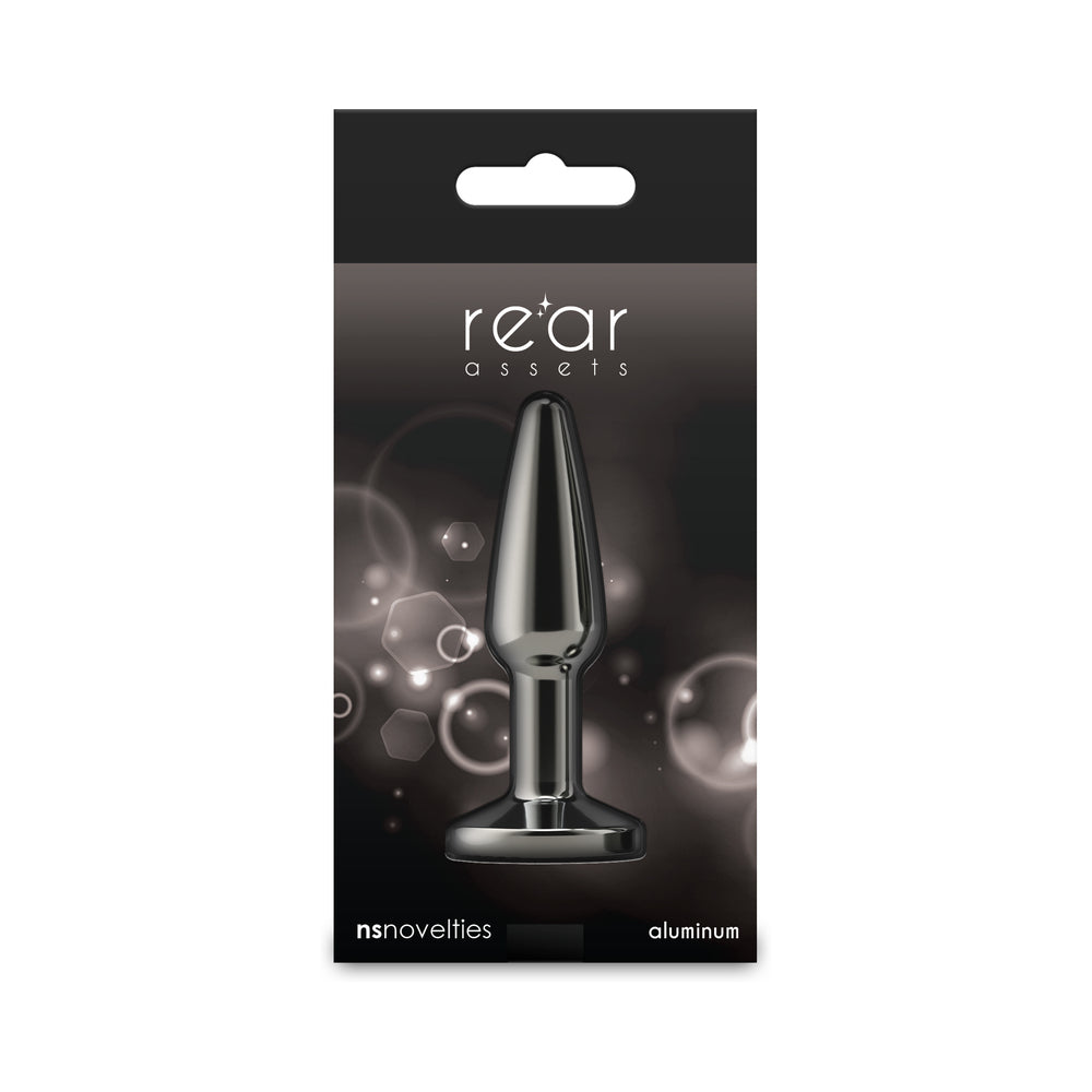 REAR ASSETS TAPERED PLUG GUNMETAL/BLACK SMALL