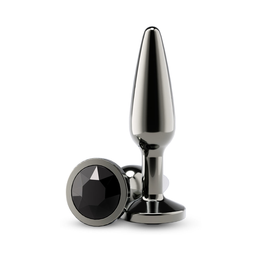 NS NOVELTIES - REAR ASSETS TAPERED PLUG GUNMETAL/BLACK MEDIUM