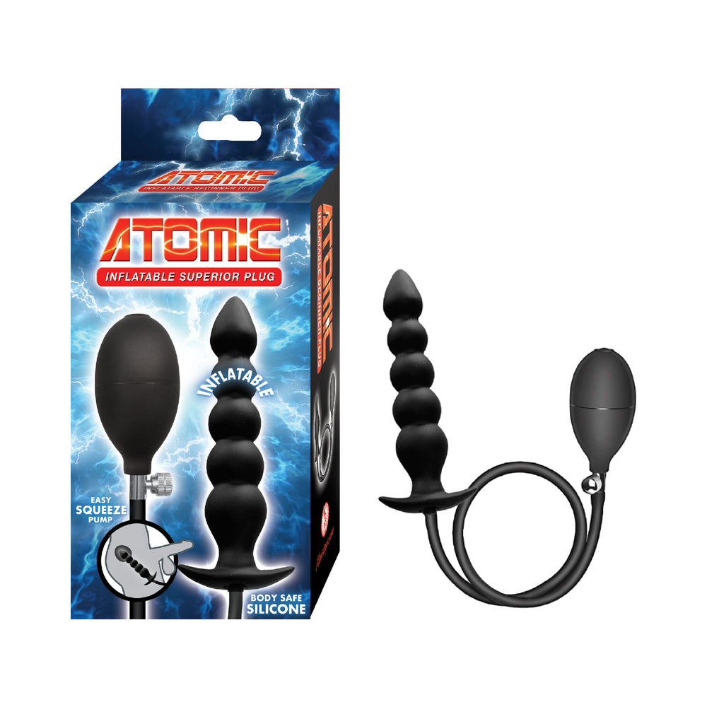 NASSTOYS - ATOMIC INFLATABLE SUPERIOR PLUG BLACK