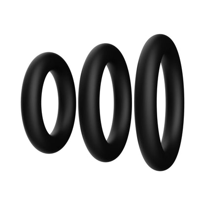 FORTO - F-39: TRIO COCKRING SET BLACK