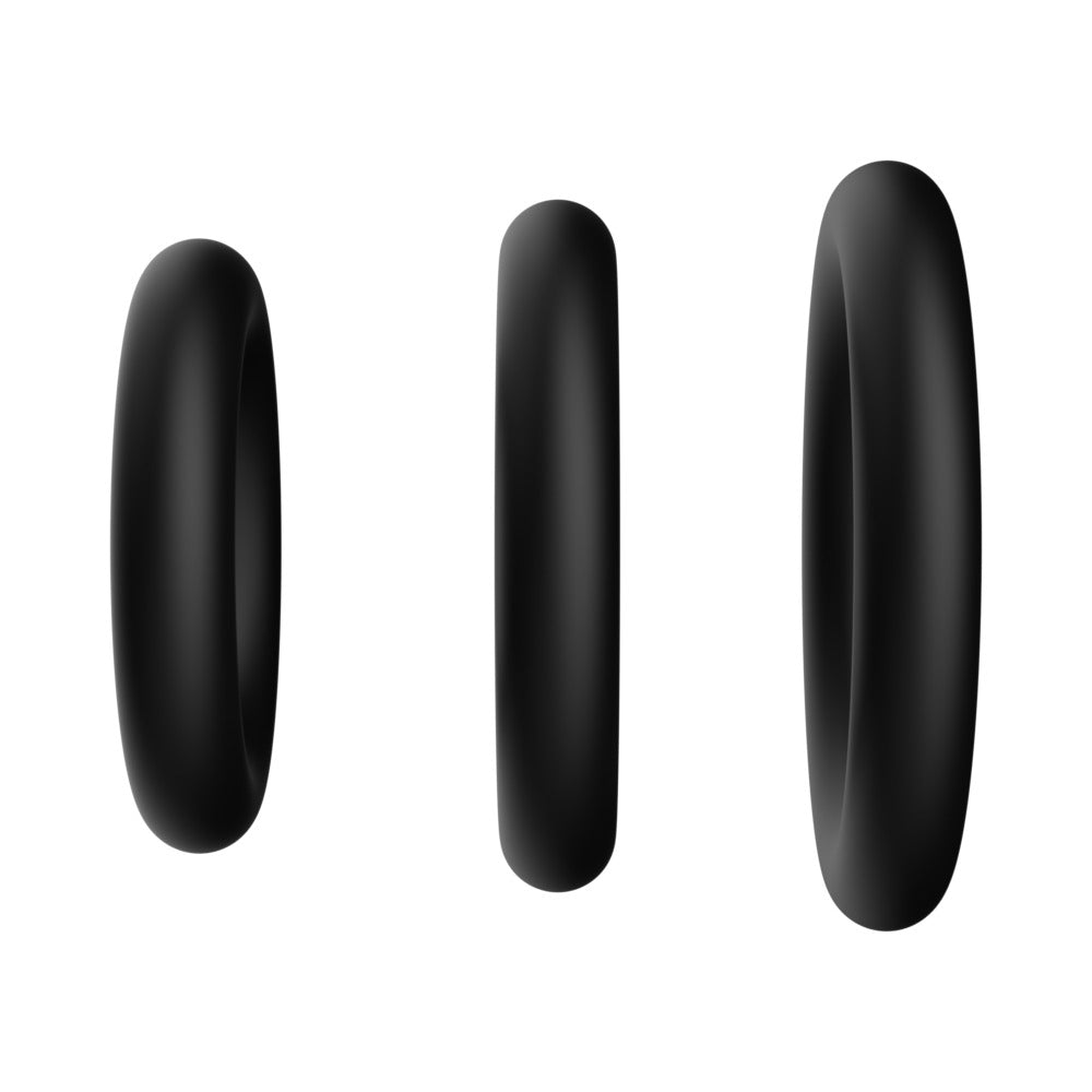 FORTO - F-39: TRIO COCKRING SET BLACK