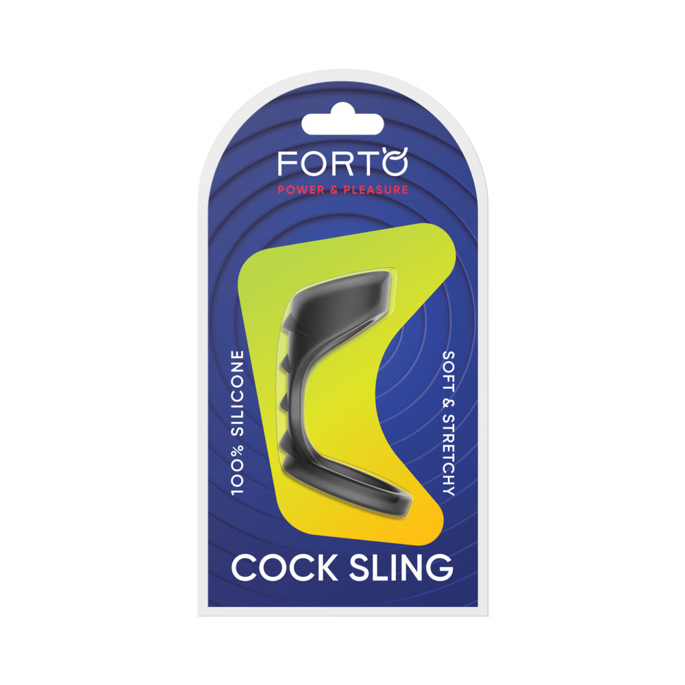 FORTO - F-45: TEXTURED BRIDGE COCKSLING BLACK