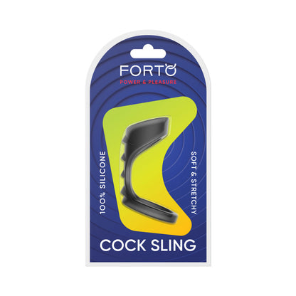 FORTO - F-45: TEXTURED BRIDGE COCKSLING BLACK